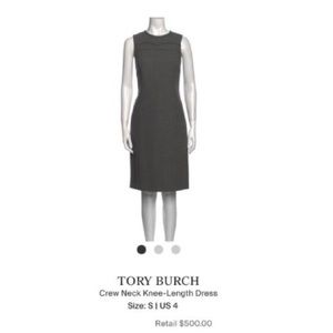 Tory Burch Crew Neck Knee Length Dress